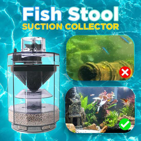 Aquarium Fish Waste Collector - เครื่องกำจัดขยะตู้ปลาแบบใสสำหรับเก็บกักปลาในตู้ปลา