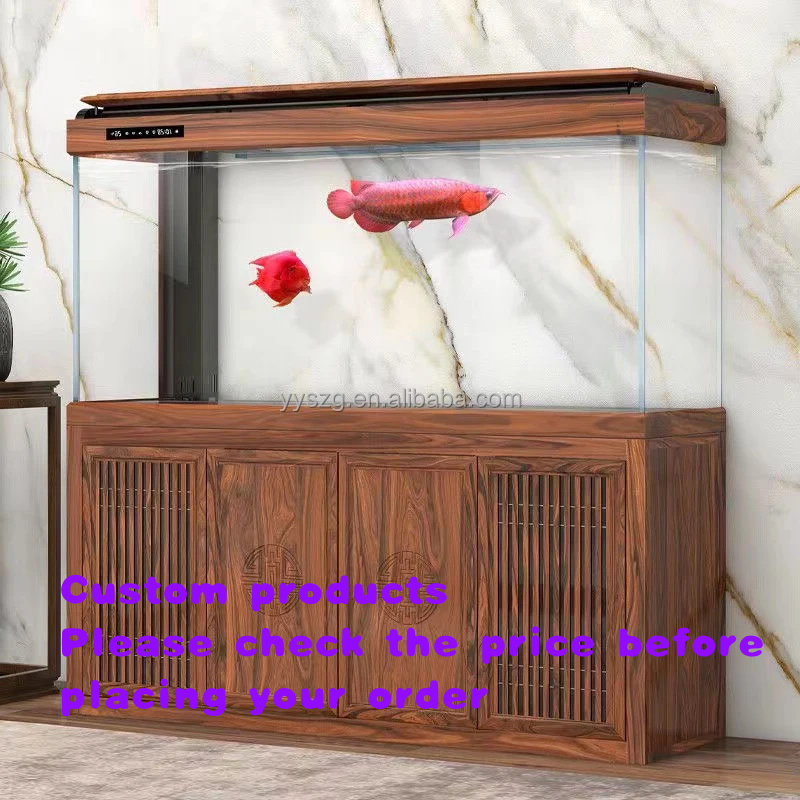 Aquarium Fishes - ตู้ปลาติดผนังทรงสี่เหลี่ยมผืนผ้า กระจกคุณภาพสูง สำหรับใช้งานเชิงพาณิชย์ หรูหรา ทนทาน เหมาะสำหรับห้องนั่งเล่น
