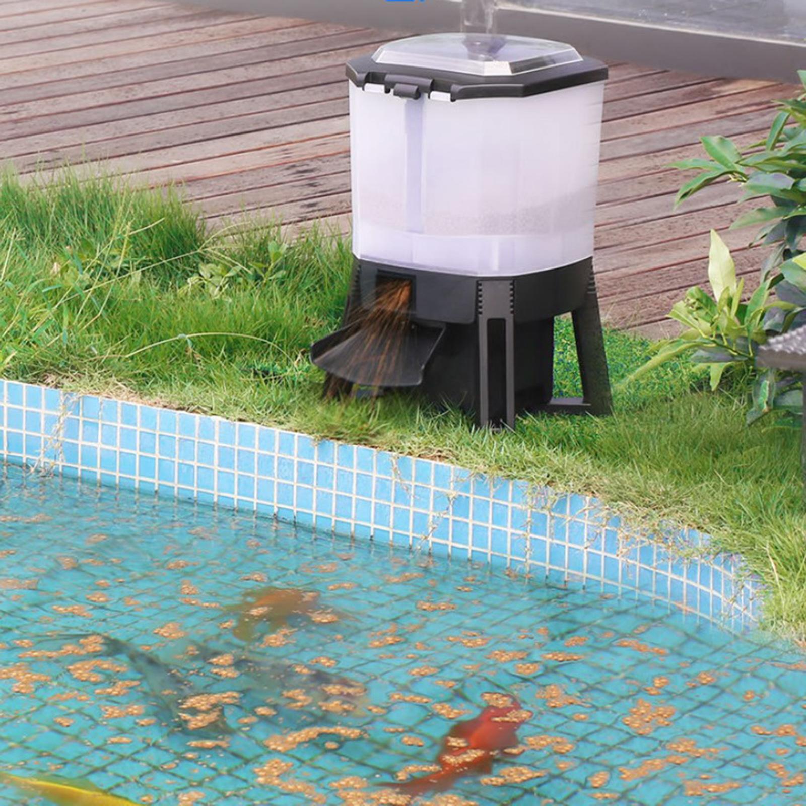 เครื่องให้อาหารปลาอัตโนมัติพลั - Aquarium Fish Koi บทวิจารณ์และราคา