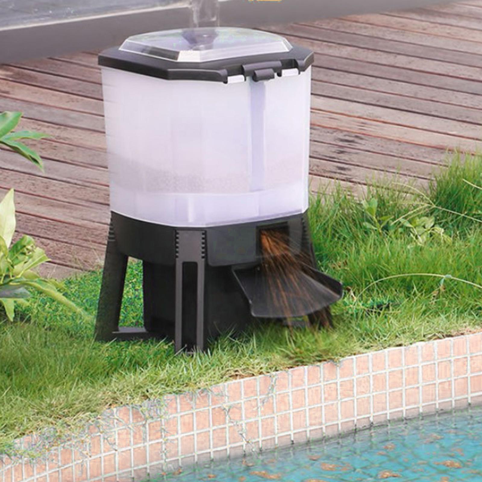เครื่องให้อาหารปลาอัตโนมัติพลั - Aquarium Fish Koi บทวิจารณ์และราคา