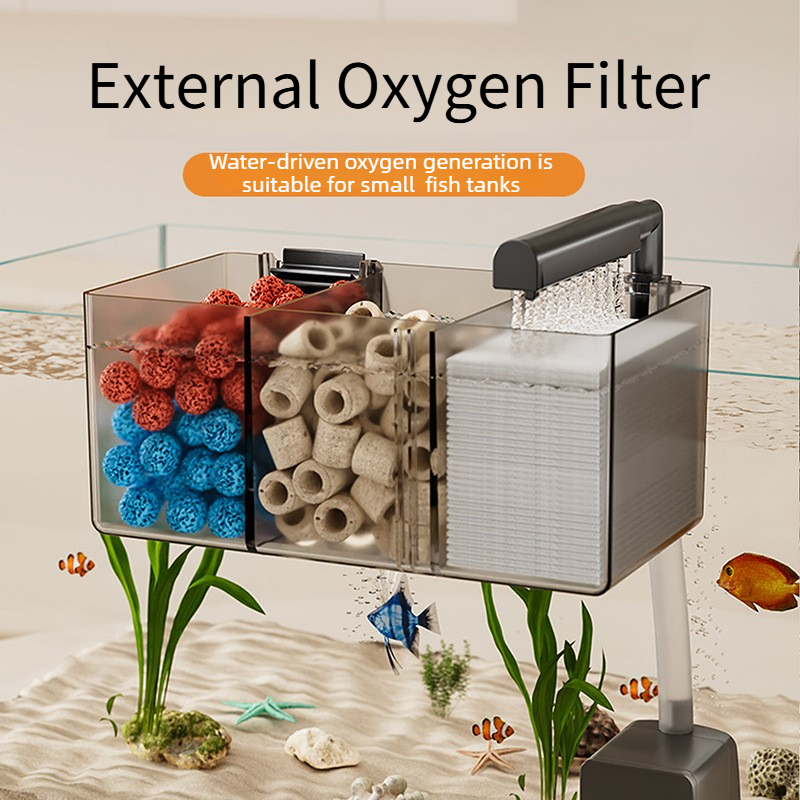 กล่องกรองน้ำตู้ปลาแบบแขวนขนาดเ - Aquarium Fish Waste Collector บทวิจารณ์และราคา