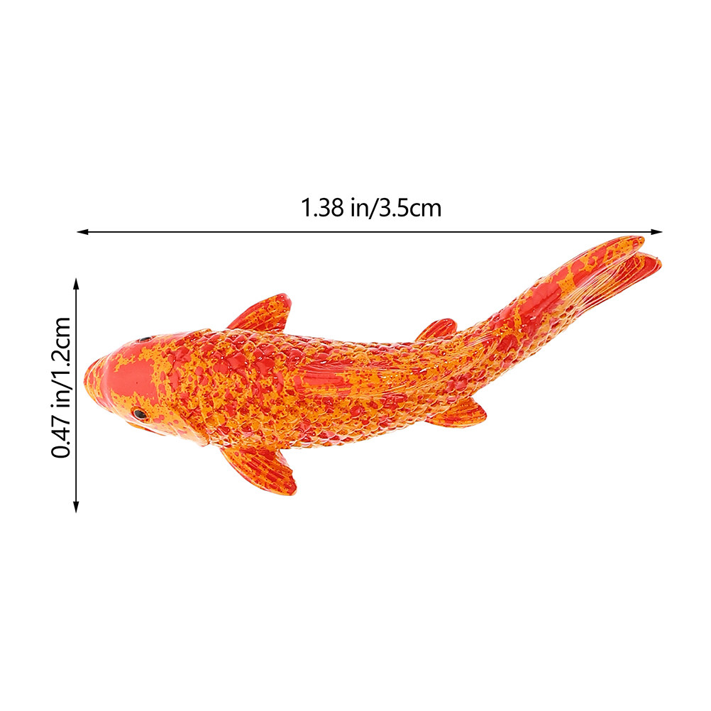 ปลาคาร์ฟจิ๋ว 10 ตัว ตกแต่งสีแด - Aquarium Fish Koi บทวิจารณ์และราคา