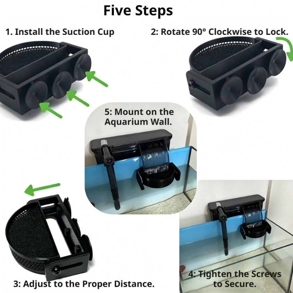    แผ่นกรองตู้ปลาแบบพรีเมียมพ - Aquarium Fish Waste Collector บทวิจารณ์และราคา