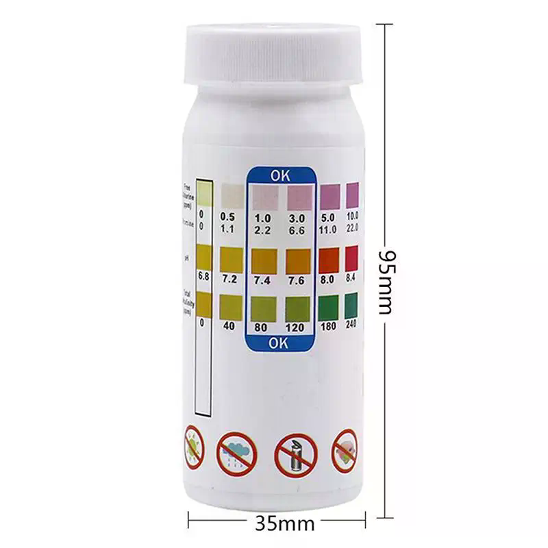 แถบตรวจวัดคุณภาพน้ำในตู้ปลา 8  - Aquarium Fish Saltwater บทวิจารณ์และราคา