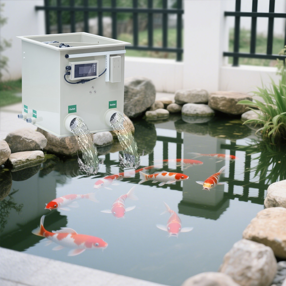เครื่องกรองน้ำแบบดรัมไมโคร Qih - Aquarium Fishes บทวิจารณ์และราคา