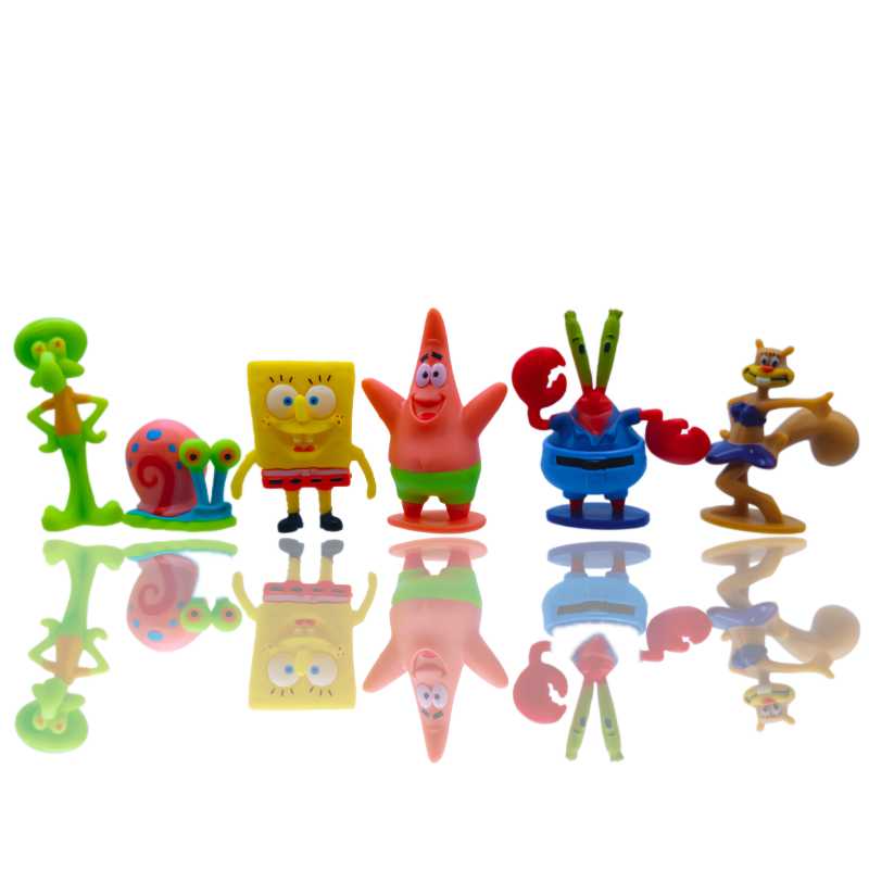 ของตกแต่งตู้ปลาสpongebob 6 ชิ้ - Aquarium Fish Saltwater บทวิจารณ์และราคา