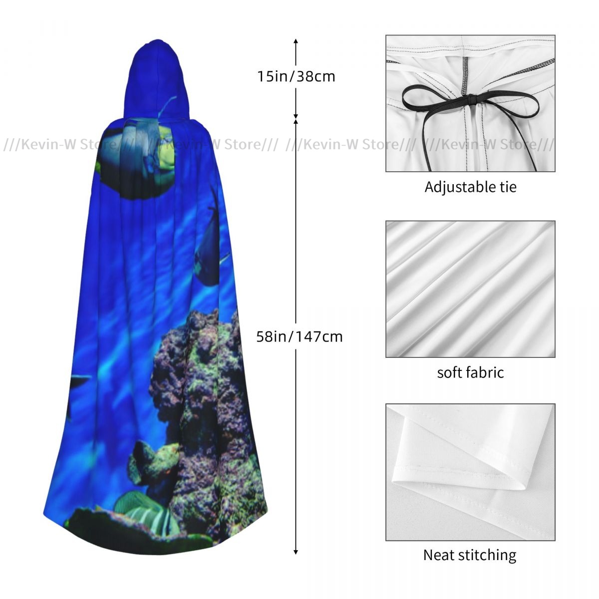 Unisex Witch Party Reversible  - Aquarium Queen Fish บทวิจารณ์และราคา