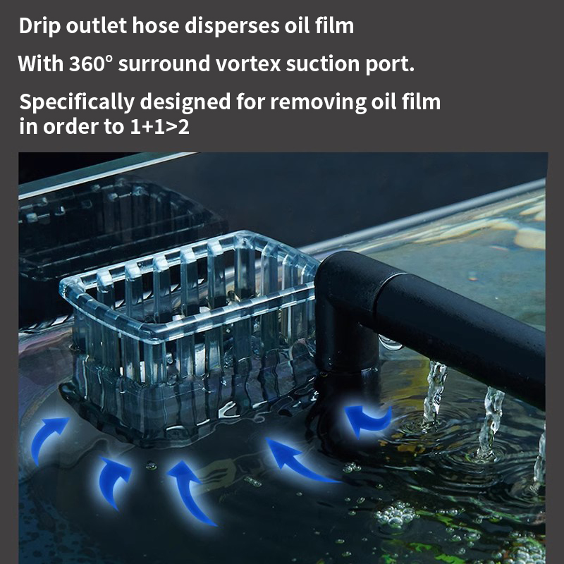 3W Aquarium Surface Oil Skimme - Aquarium Fish Waste Collector บทวิจารณ์และราคา