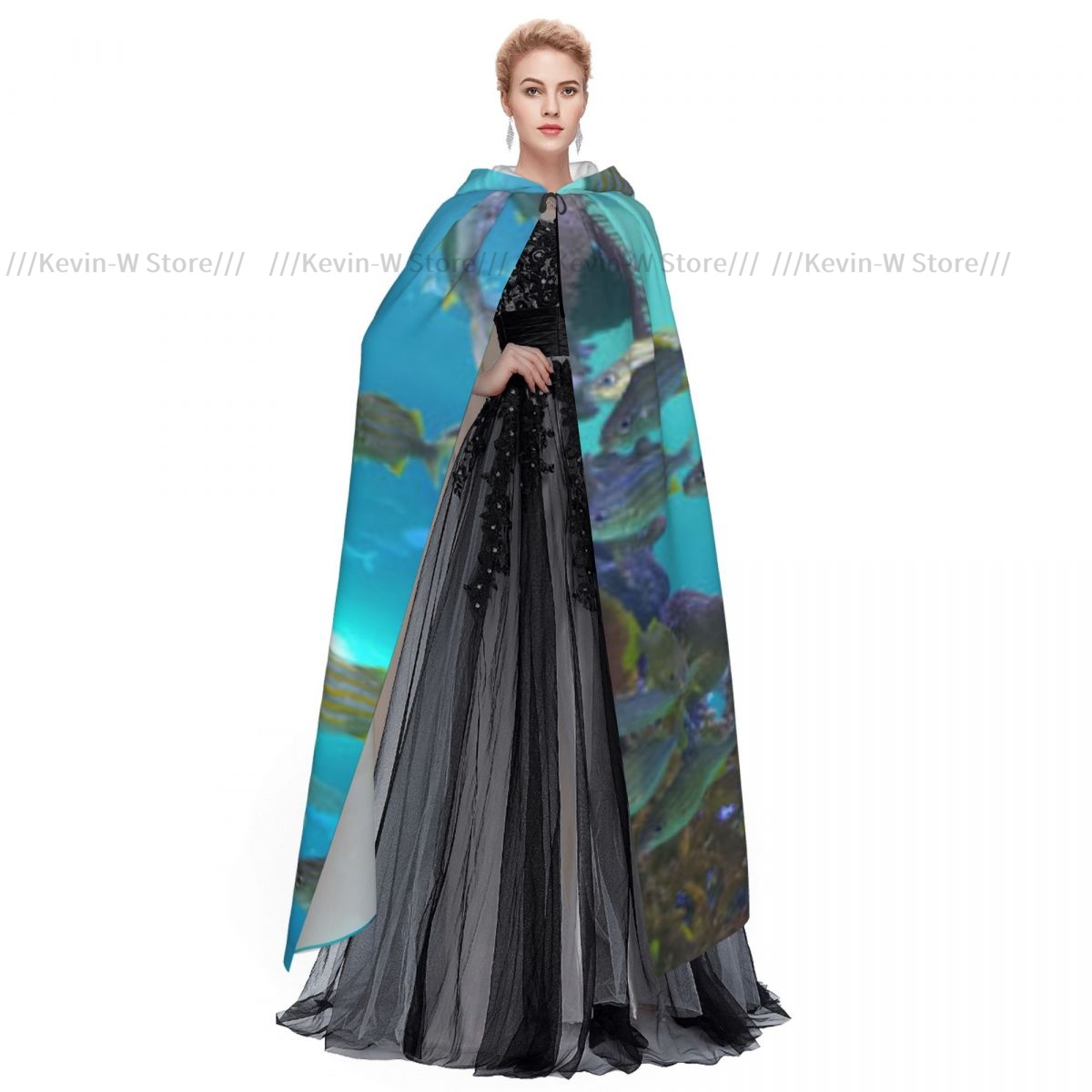 ปลาภายในตู้ปลาเสื้อคลุมคลุมด้ว - Aquarium Queen Fish บทวิจารณ์และราคา