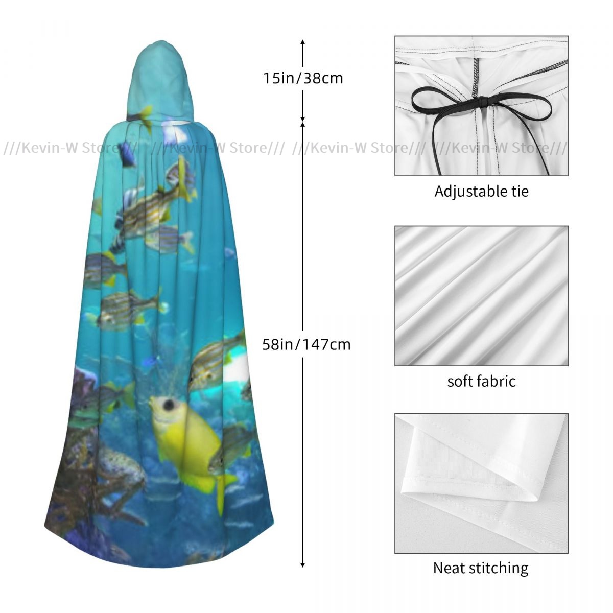 ปลาภายในตู้ปลาเสื้อคลุมคลุมด้ว - Aquarium Queen Fish บทวิจารณ์และราคา