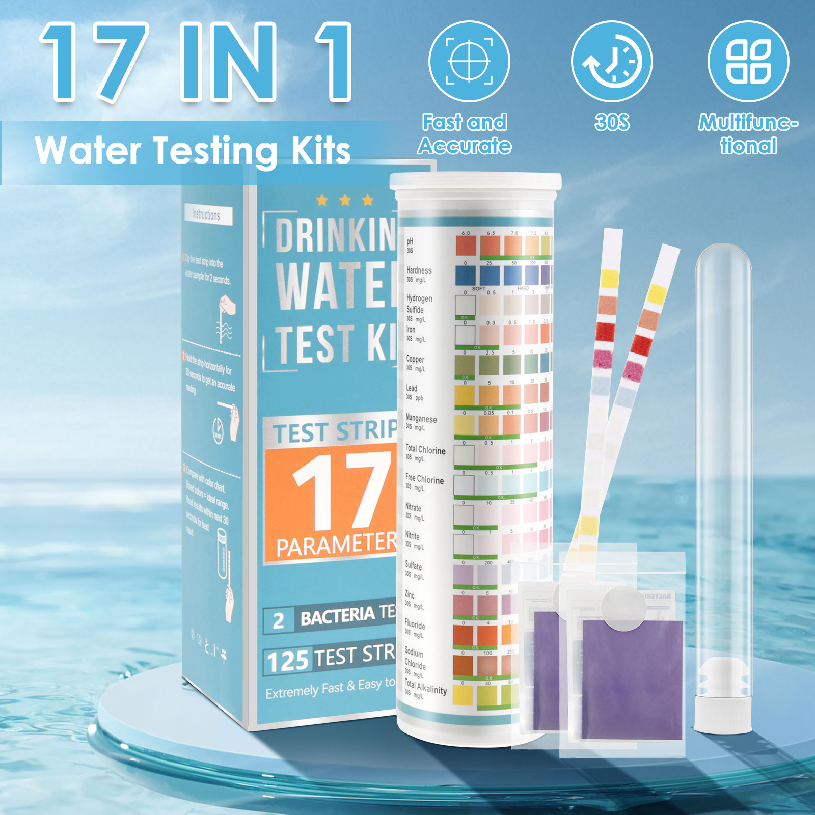 5-17 in 1 Aquarium Test Strips - Aquarium Fish Saltwater บทวิจารณ์และราคา