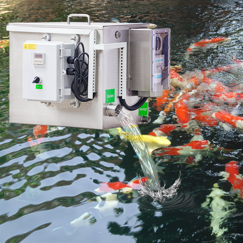 เครื่องกรองน้ำแบบดรัมหมุนขนาดเ - Aquarium Fish Koi บทวิจารณ์และราคา