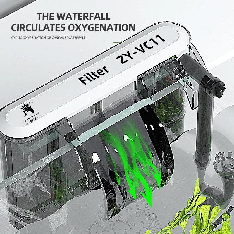 110V 220V Aquarium FILTER ติดผ - Aquarium Fish Waste Collector บทวิจารณ์และราคา