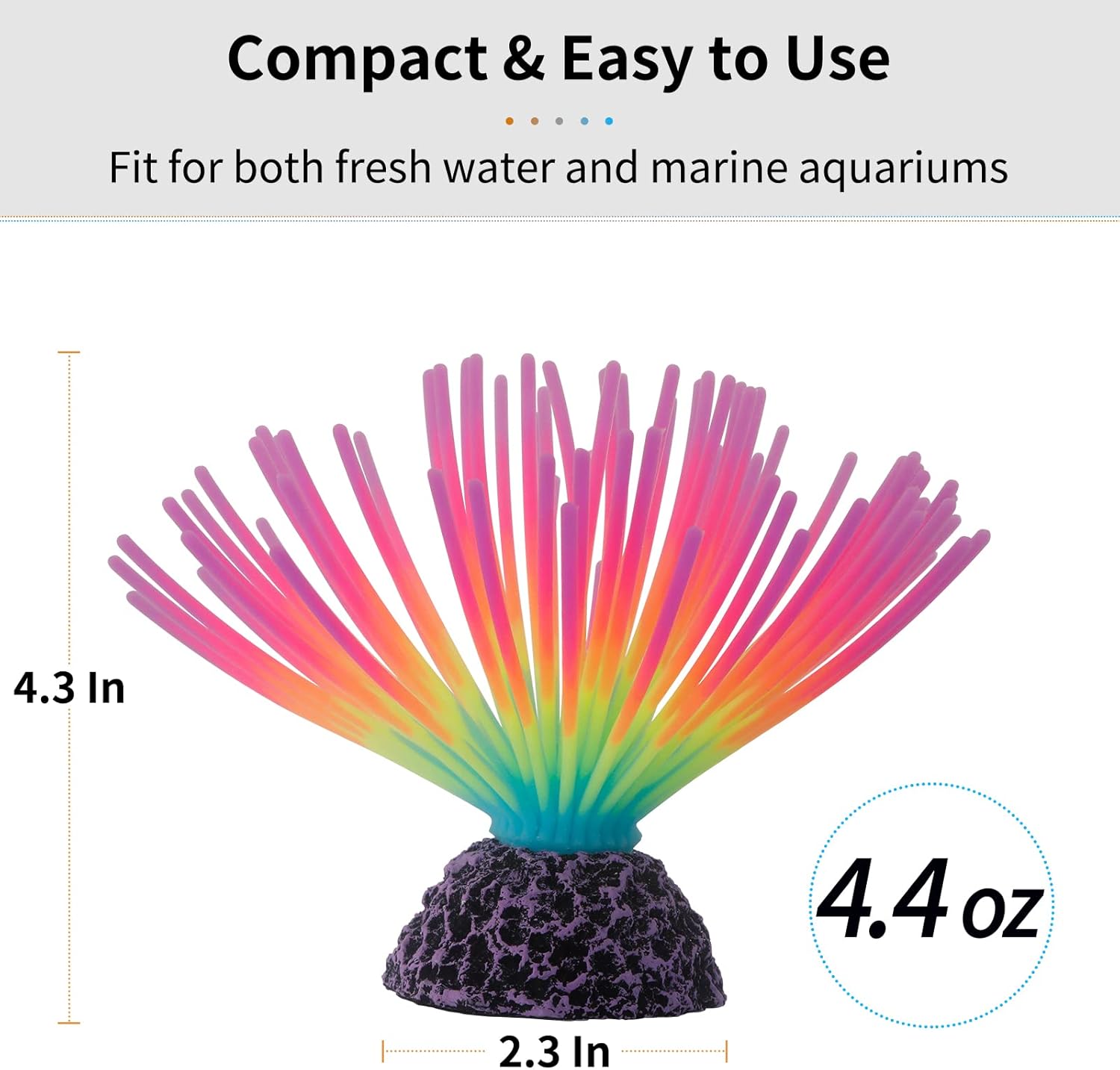 ลูกบอลหอยเม่นทะเลจำลองสีรุ้ง ท - Aquarium Fish Rainbow บทวิจารณ์และราคา