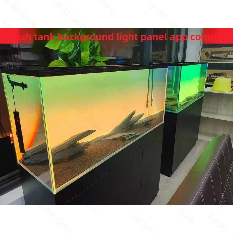 แผ่นฉากหลังตู้ปลา LED สำหรับตู - Aquarium Fish Rainbow บทวิจารณ์และราคา